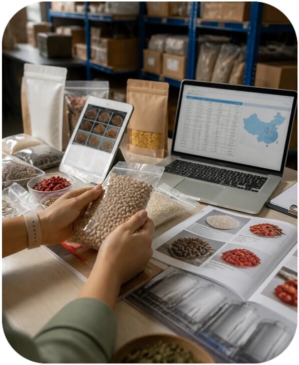 Поиск поставщиков продуктов питания в Китае от 15273 р. | Китаист